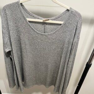 Long Sleeve Gray Top